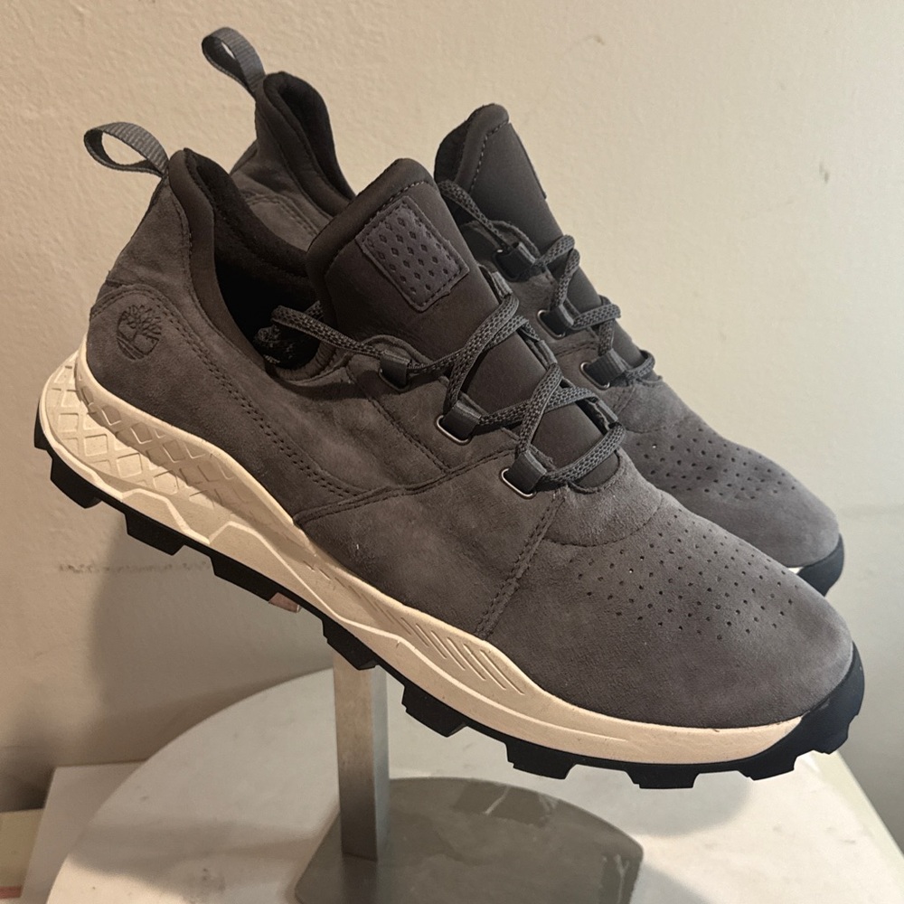 Timberland Brooklyn Oxford Medium Grey Suede A21H1 A3398 Men’s Size 12
New